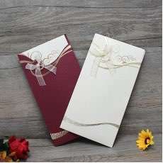 Pocket Invitation Card Wedding Invites Reception Cards Customized 